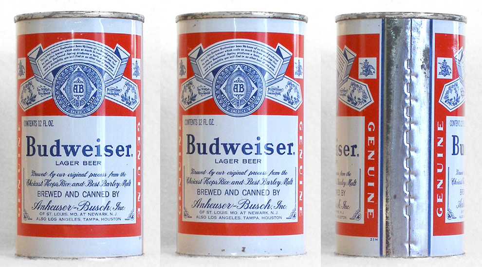 Vintage Budweiser Can 104