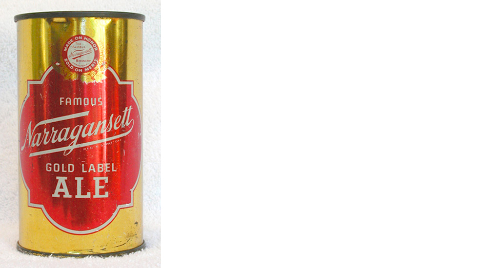 Rare Vintage The Famous Narrangansett Lager Beer Sticker Brewery 