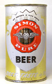 Simon Pure Beer  Flat Top Beer Can