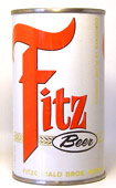 Fitz Beer  Flat Top Beer Can