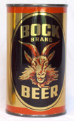 Bock Brand Beer  Flat Top Beer Can