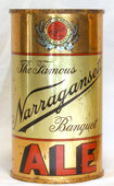 Narragansett Ale  Flat Top Beer Can
