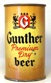 Gunther Beer  Flat Top Beer Can