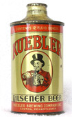 Kuebler Beer  J Spout Cone Top Beer Can