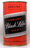 Black Label Beer  Flat Top Beer Can