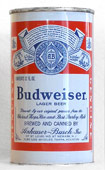 Budweiser Beer  Flat Top Beer Can