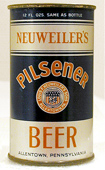 Neuweilers Beer  Flat Top Beer Can