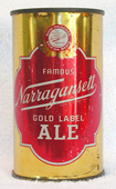 Narragansett Ale  Flat Top Beer Can