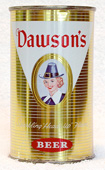 Dawsons Beer  Flat Top Beer Can