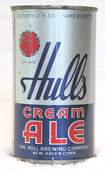 Hulls Cream Ale  Flat Top Beer Can