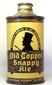 Old Topper Ale  J Spout Cone Top Beer Can