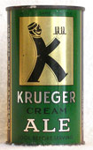 Krueger Cream Ale  Flat Top Beer Can