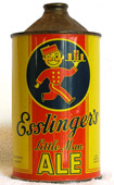 Esslinger Little Man Ale  Quart Cone Top Beer Can