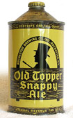 Old Topper Ale  Quart Cone Top Beer Can