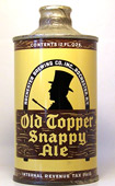 Old Topper Ale  J Spout Cone Top Beer Can