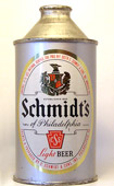 Schmidt Beer  High Profile Cone Top Beer Can