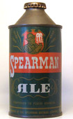 Spearman Ale  High Profile Cone Top Beer Can