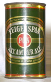 Feigenspan Ale  Flat Top Beer Can