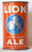 Lion Ale  Flat Top Beer Can
