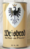 Weisbrod Beer  Tab Top Beer Can