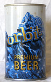 Orbit Beer  Tab Top Beer Can