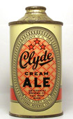 Clyde Cream Ale  Low Profile Cone Top Beer Can