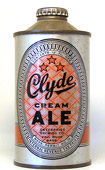 Clyde Cream Ale  Low Profile Cone Top Beer Can