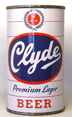 Clyde Beer  Flat Top Beer Can