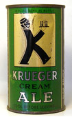 Krueger Cream Ale  Flat Top Beer Can