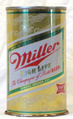 Miller Beer  Flat Top Beer Can