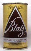 Blatz Beer  Flat Top Beer Can