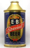 E and B Special Beer  High Profile Cone Top Beer Can
