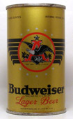 Budweiser Beer  Flat Top Beer Can