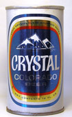 Crystal Beer  Tab Top Beer Can