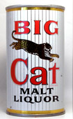 Big Cat Malt Liquor  Tab Top Beer Can