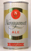 Narragansett Ale  Zip Top Beer Can