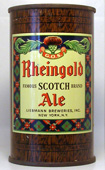 Rheingold Ale  Flat Top Beer Can