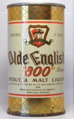 Olde English 800 Malt Liquor  Flat Top Beer Can