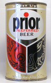 Prior Beer  Flat Top Beer Can