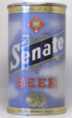 Senate Beer  Flat Top Beer Can