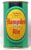 Hampden Ale  Flat Top Beer Can