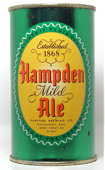 Hampden Ale  Flat Top Beer Can