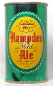 Hampden Ale  Flat Top Beer Can