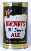 Drewrys Ale  Flat Top Beer Can