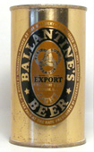 Ballantine Beer  Flat Top Beer Can