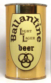 Ballantine Beer  Flat Top Beer Can