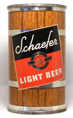 Schaefer Beer  Flat Top Beer Can