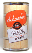Schaefer Beer  Flat Top Beer Can