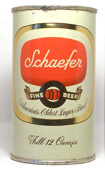 Schaefer Beer  Flat Top Beer Can