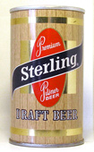 Sterling Draft  Tab Top Beer Can